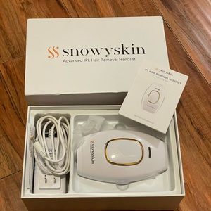 Snowyskin Advanced IPL Laser Hair Removal Handset Matte White Opened Box